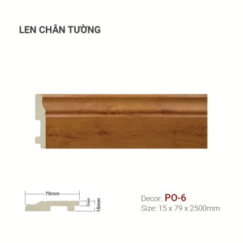 Plastic skirting PO-6