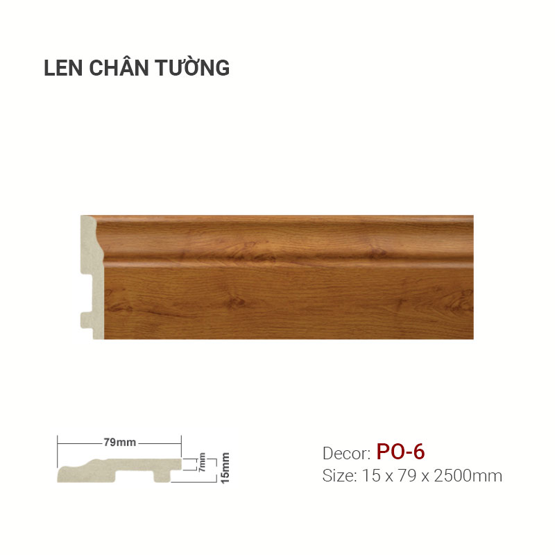 Plastic skirting PO-6