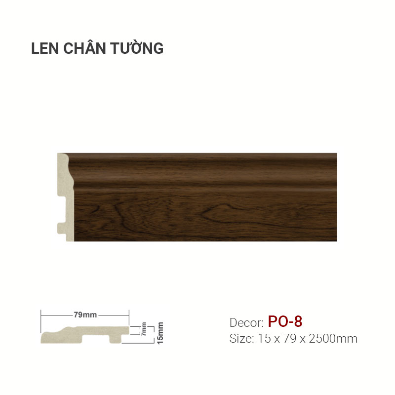 Plastic skirting PO-8