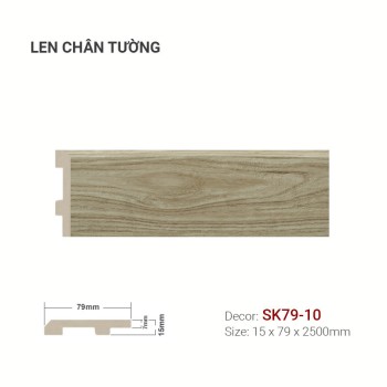 Plastic skirting SK79-10