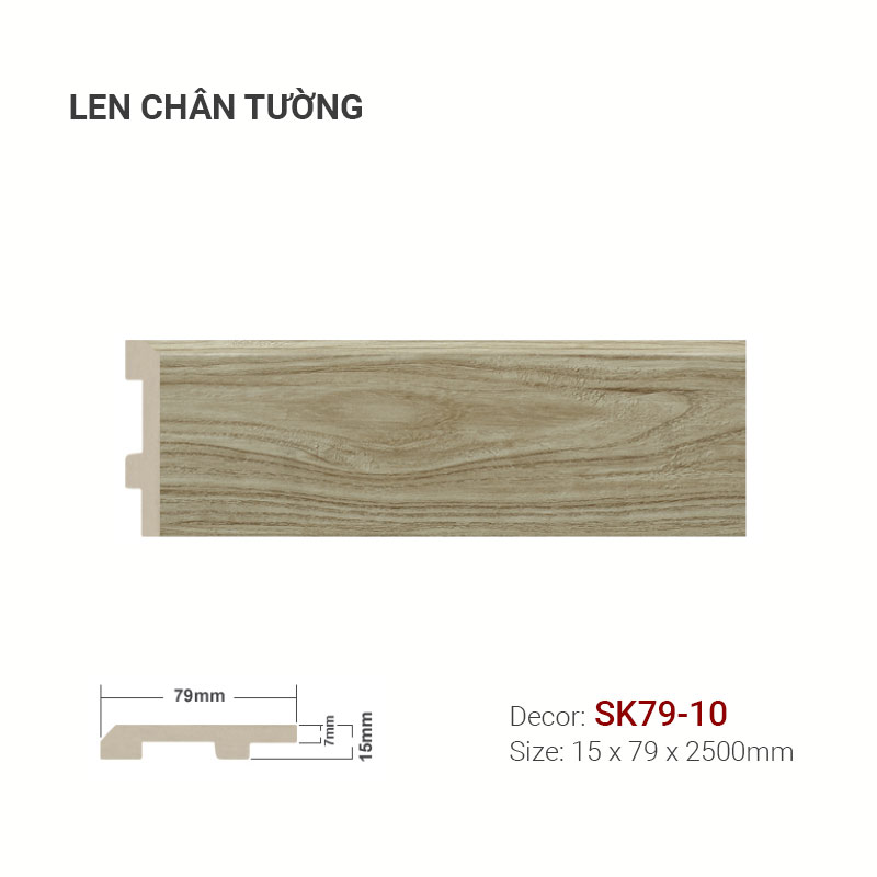 Plastic skirting SK79-10