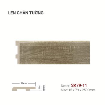 Plastic skirting SK79-11