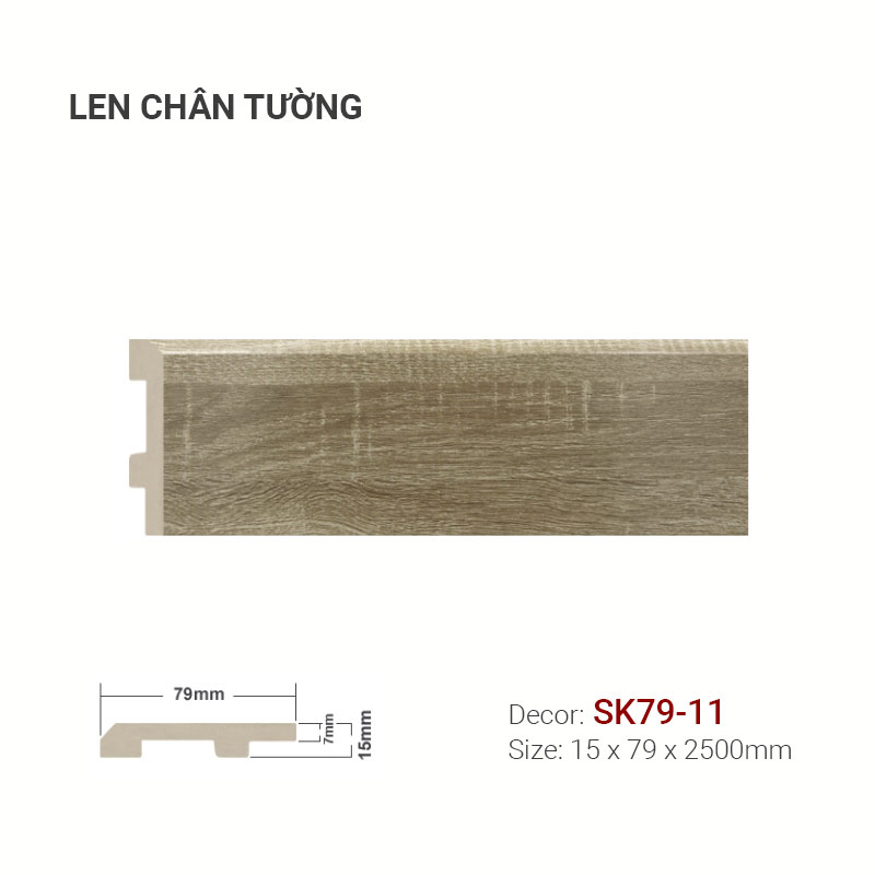 Plastic skirting SK79-11