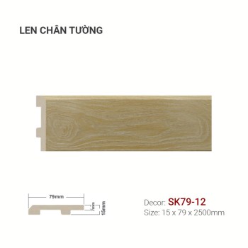 Plastic skirting SK79-12