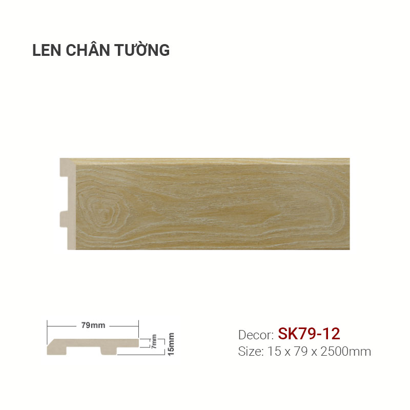 Plastic skirting SK79-12
