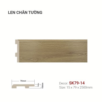 Plastic skirting SK79-14