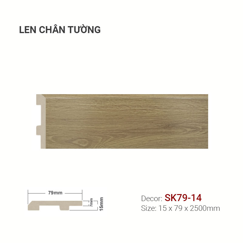 Plastic skirting SK79-14