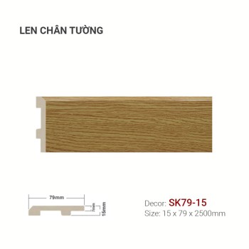 Plastic skirting SK79-15