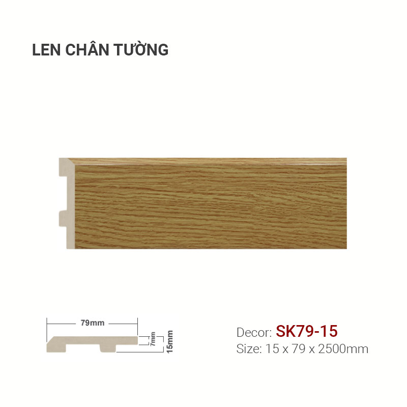 Plastic skirting SK79-15