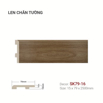 Plastic skirting SK79-16