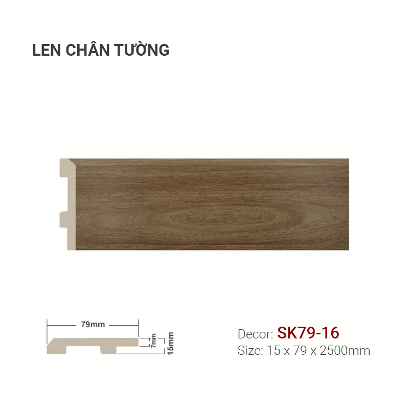 Plastic skirting SK79-16