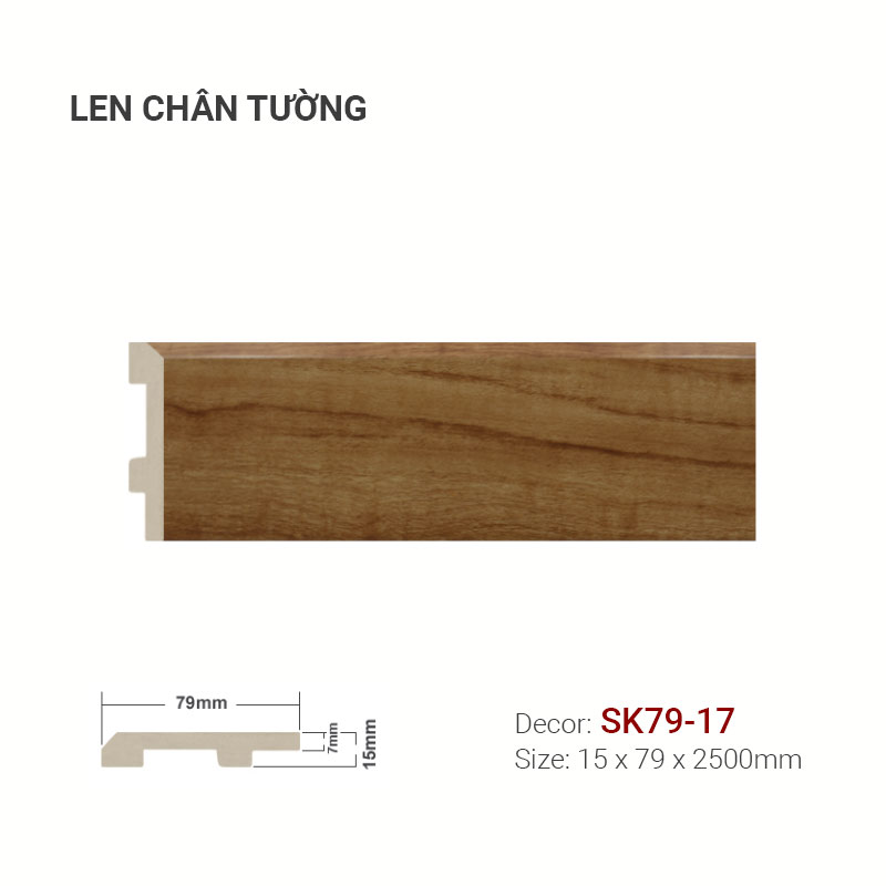 Plastic skirting SK79-17