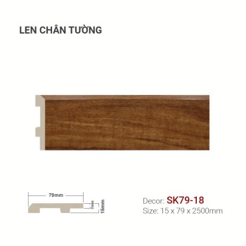 Plastic skirting SK79-18
