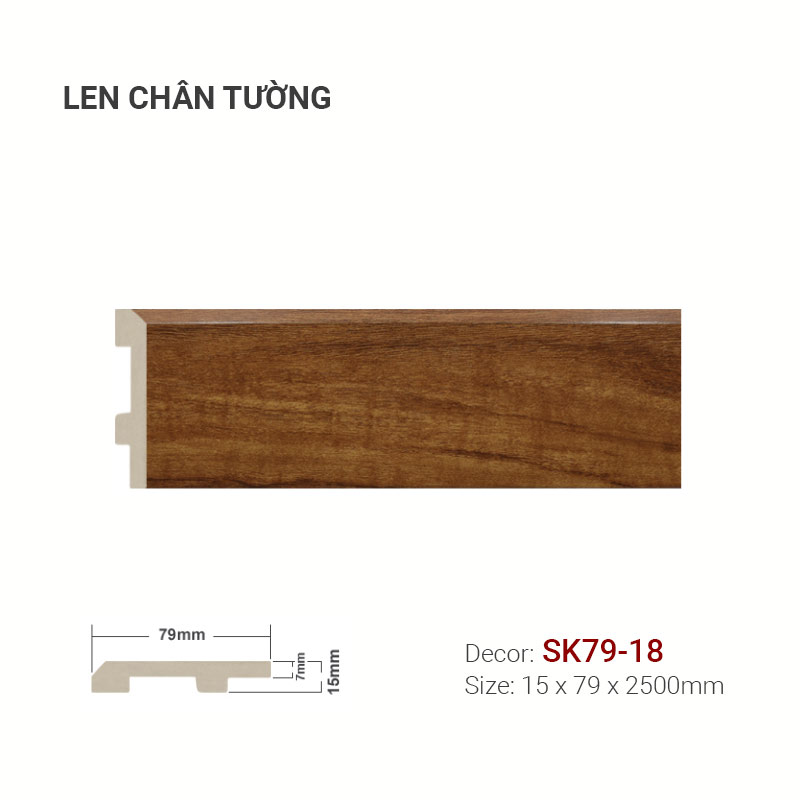 Plastic skirting SK79-18