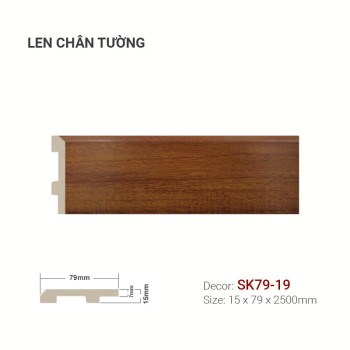 Plastic skirting SK79-19