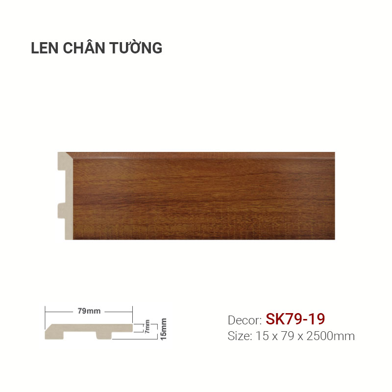Plastic skirting SK79-19