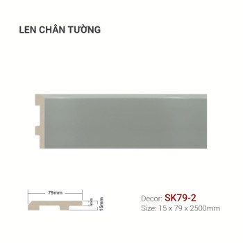 Plastic skirting SK79-2