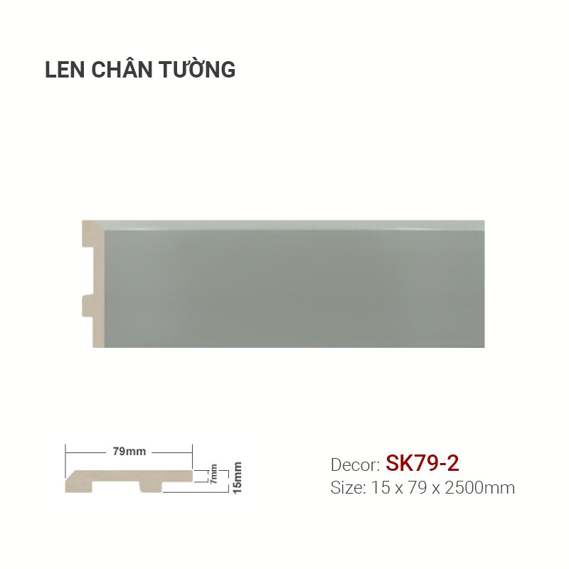 Plastic skirting SK79-2