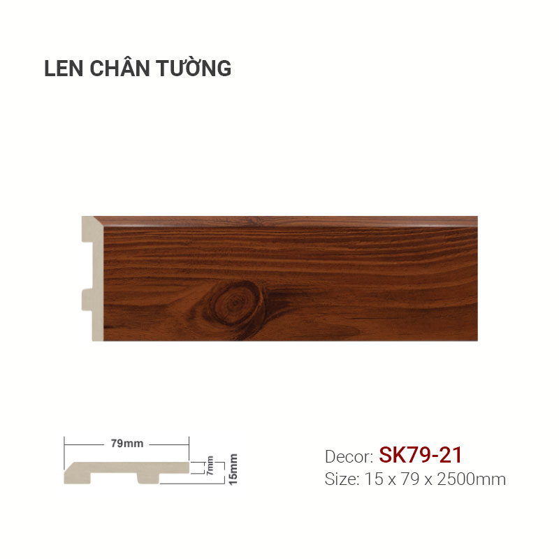 Plastic skirting SK79-21