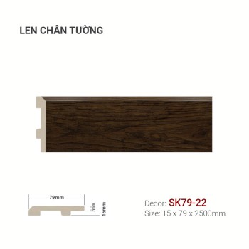 Plastic skirting SK79-22
