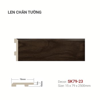 Plastic skirting SK79-23