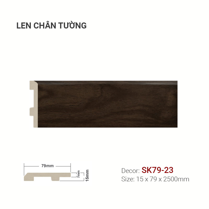 Plastic skirting SK79-23