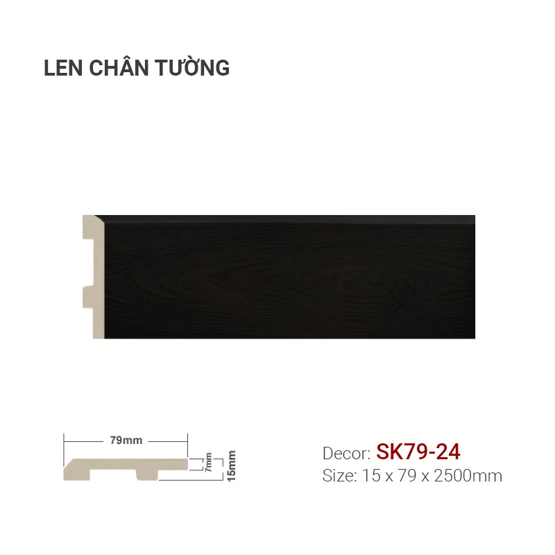 Plastic skirting SK79-24