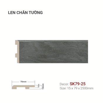 Plastic skirting SK79-25