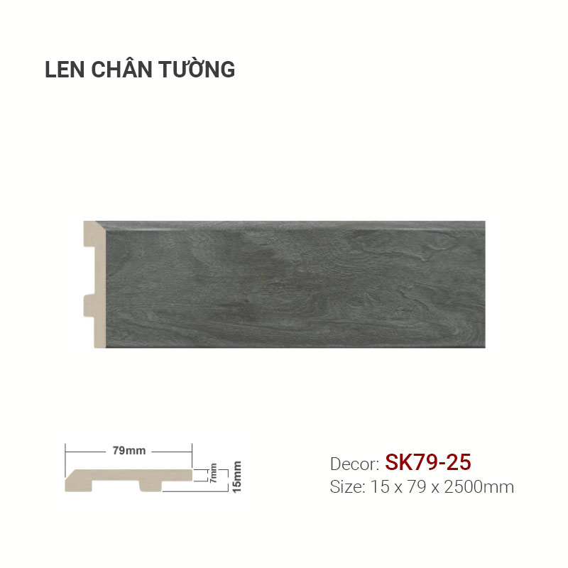 Plastic skirting SK79-25