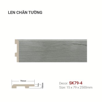 Plastic skirting SK79-4
