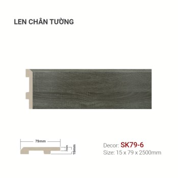 Plastic skirting SK79-6