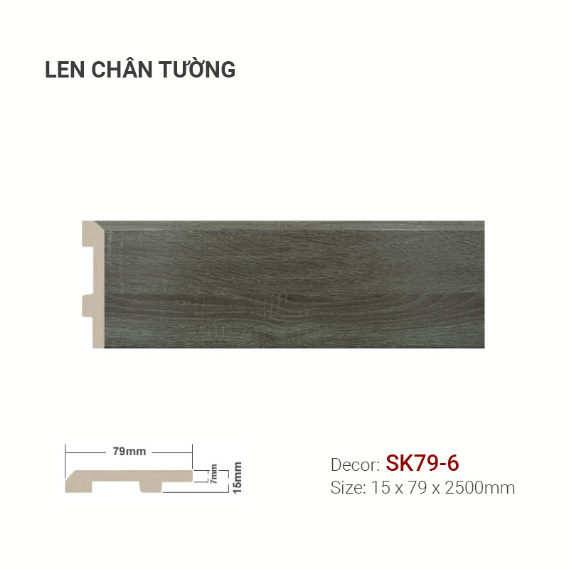Plastic skirting SK79-6