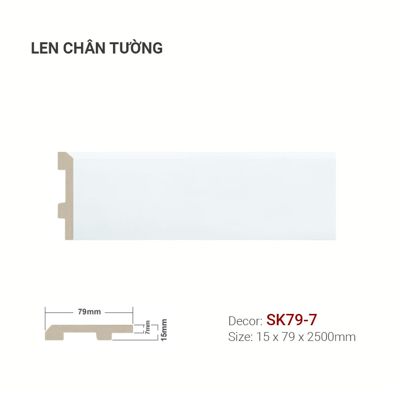 Plastic skirting SK79-7