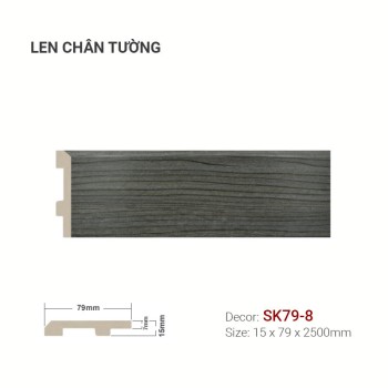 Plastic skirting SK79-8