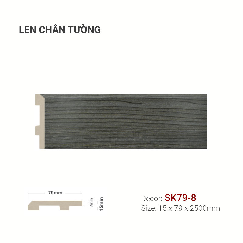 Plastic skirting SK79-8