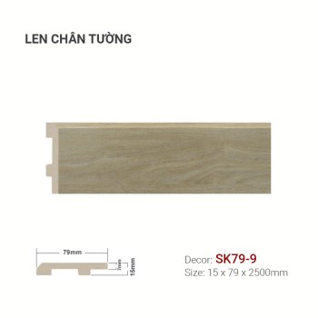 Plastic skirting SK79-9