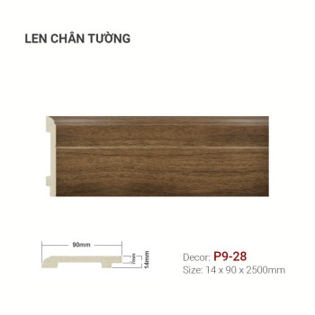 Plastic skirting P9-28