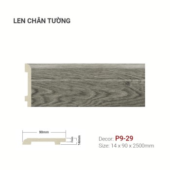 Plastic skirting P9-29