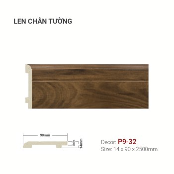 Plastic skirting P9-32