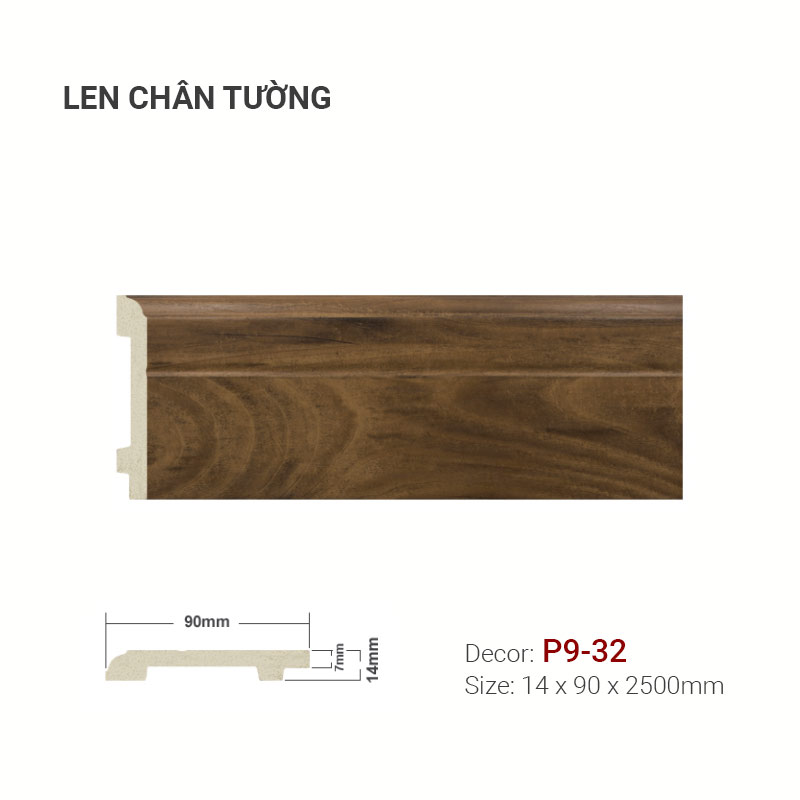 Plastic skirting P9-32