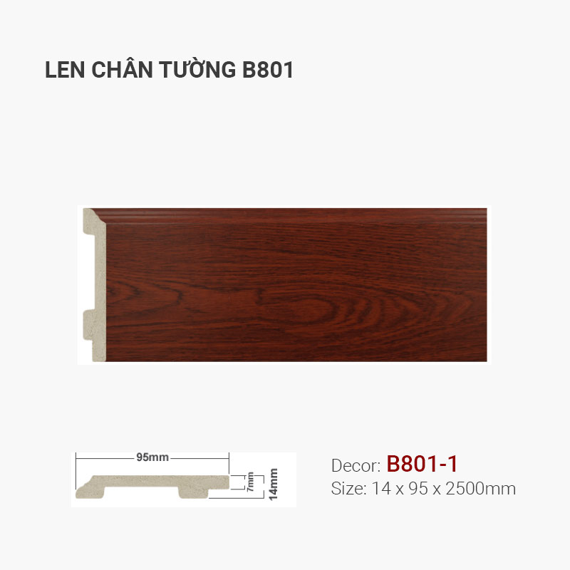 Plastic skirting B801-1