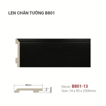 Plastic skirting B801-13
