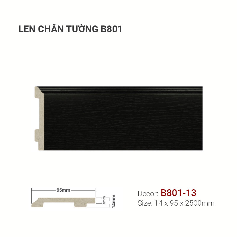 Plastic skirting B801-13