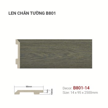 Plastic skirting B801-14
