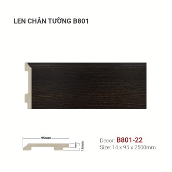 Plastic skirting B801-22