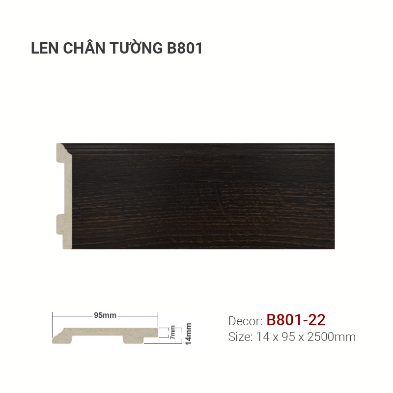 Plastic skirting B801-22