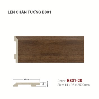 Plastic skirting B801-28
