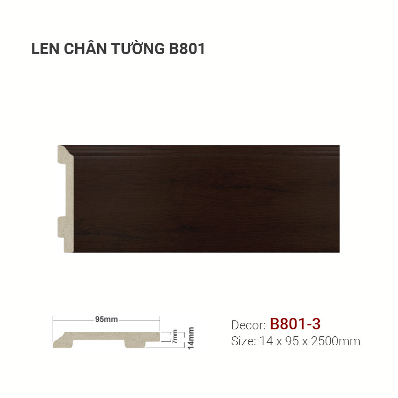 Plastic skirting B801-3