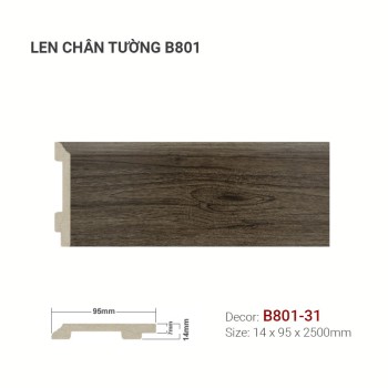 Plastic skirting B801-31