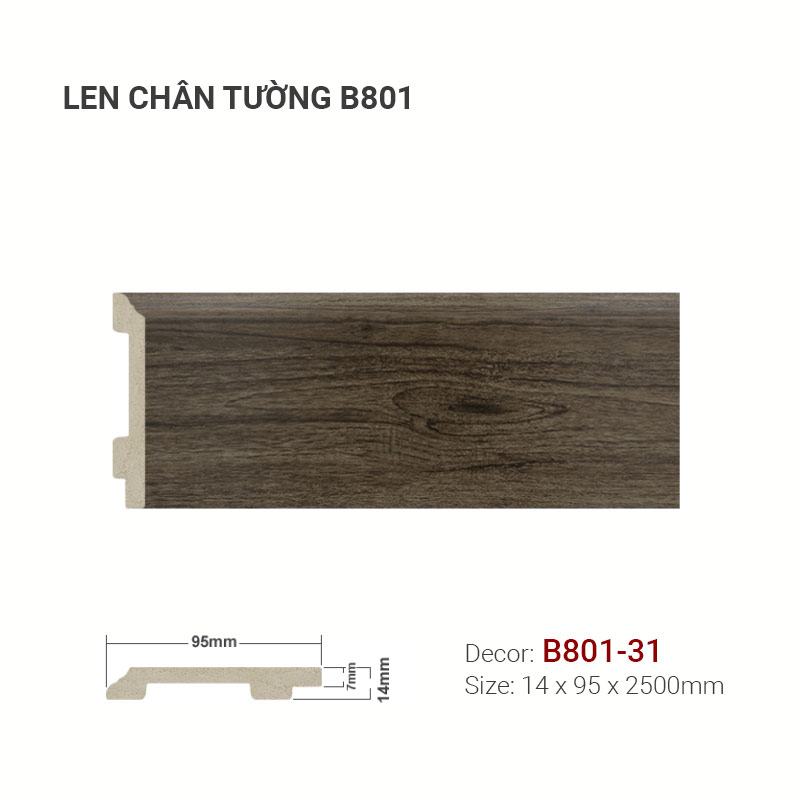Plastic skirting B801-31